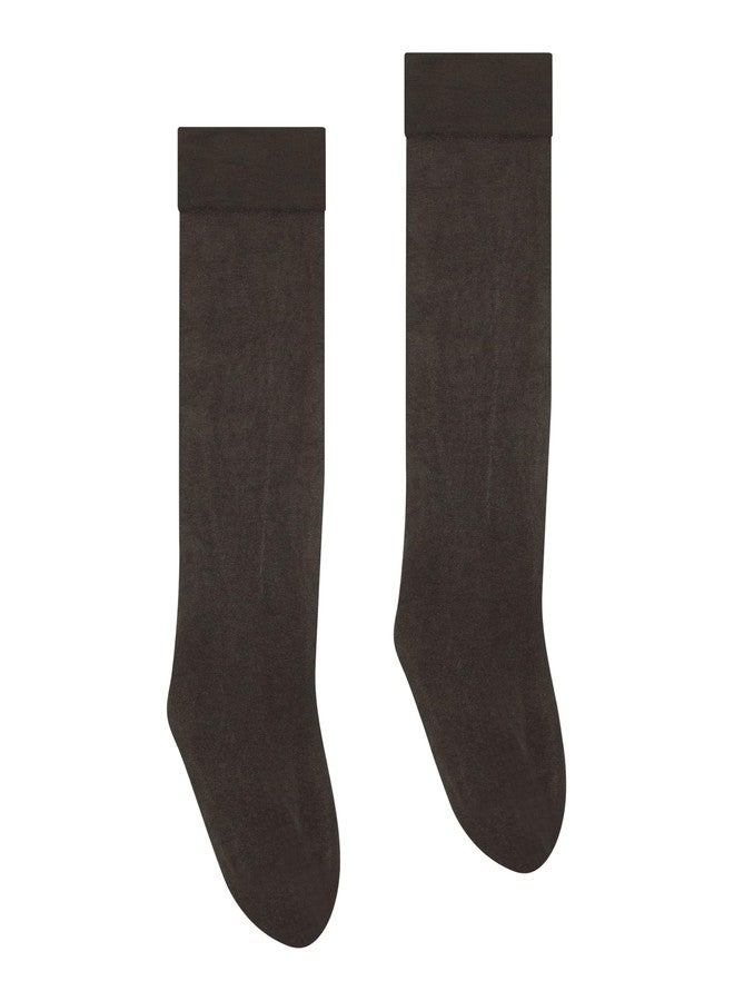 Wolford Satin Touch 20 Knee-Highs for Women Silky Smooth Sheer Socks with Elegant Sheen Comfortable Fit for All-Day Wear Small Black Nearly Black - Image 3